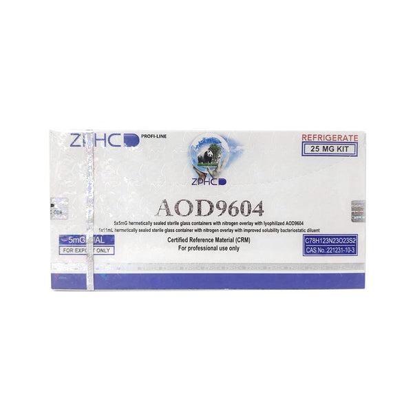 Zphc AOD 9604 25 mg 5 vials × 5 mg
